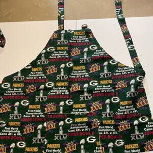 Packers Super Bowl BBQ Apron - Green